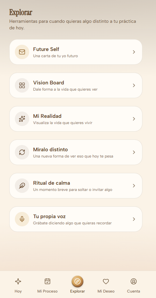 Explora cuando quieras