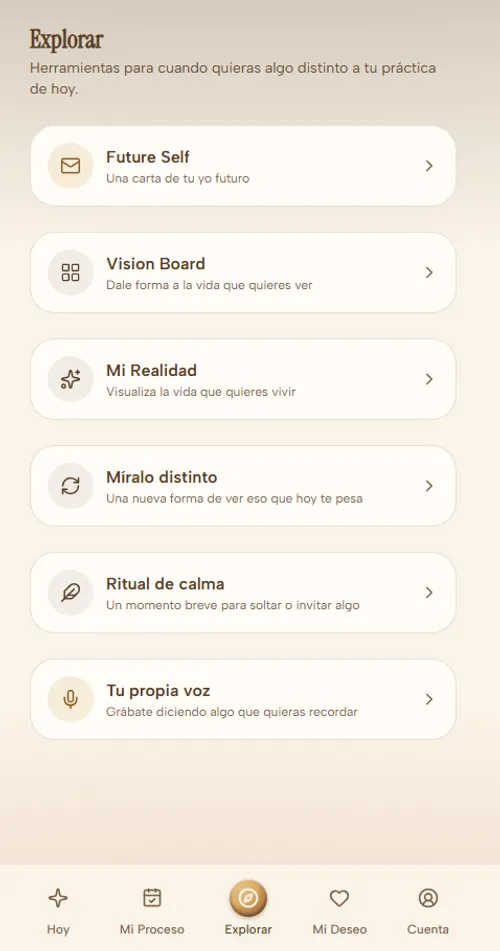 Explora cuando quieras