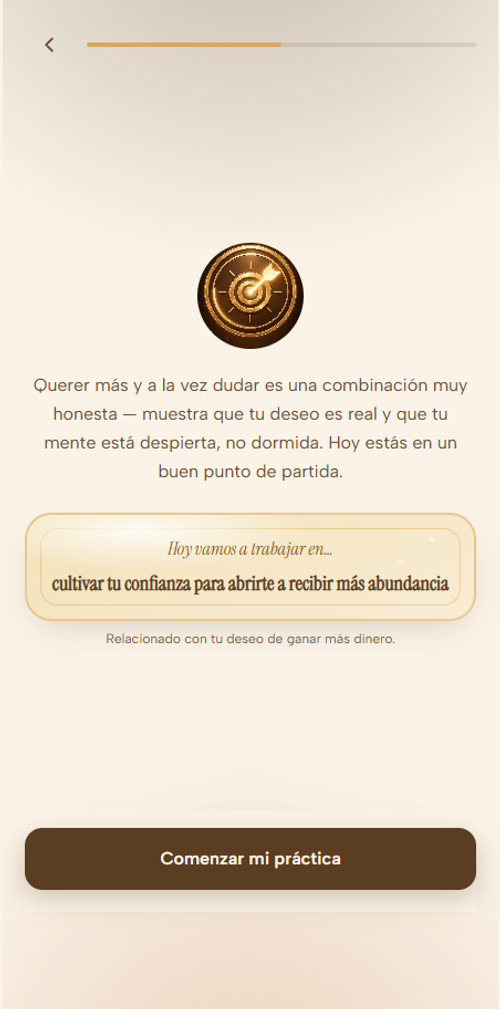 Recibe tu práctica de hoy